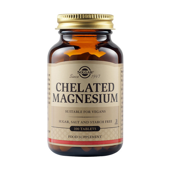 Solgar Chelated Magnesium - 100 tablets